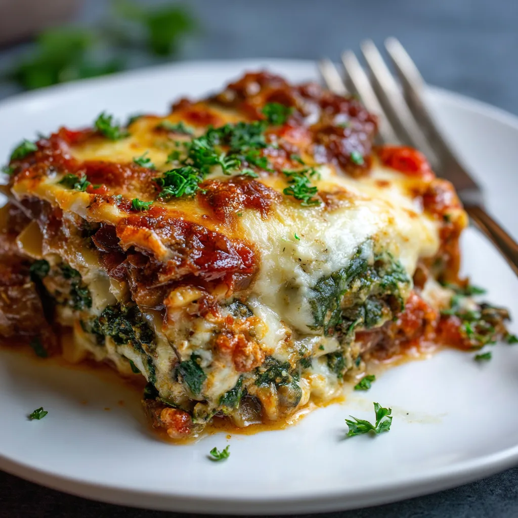 Spinach and Eggplant Lasagna 2