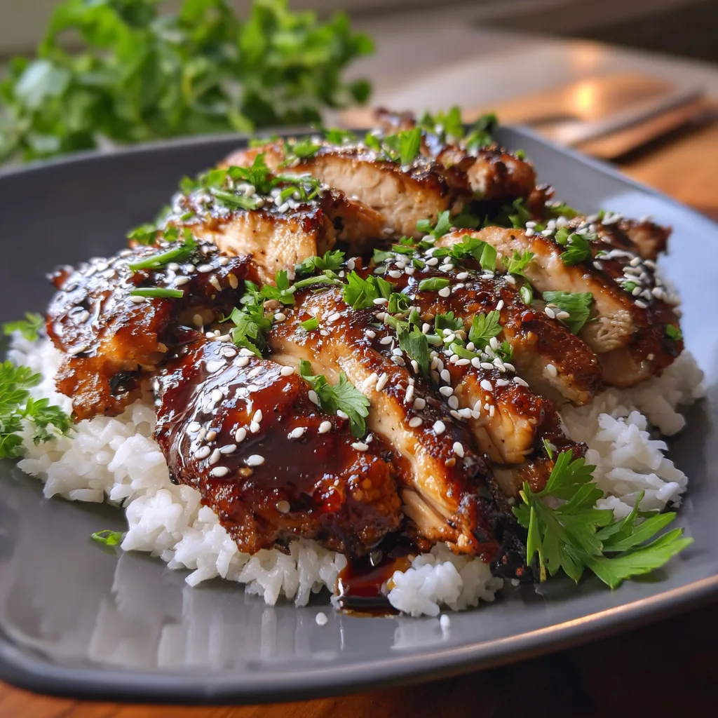 Teriyaki chicken 