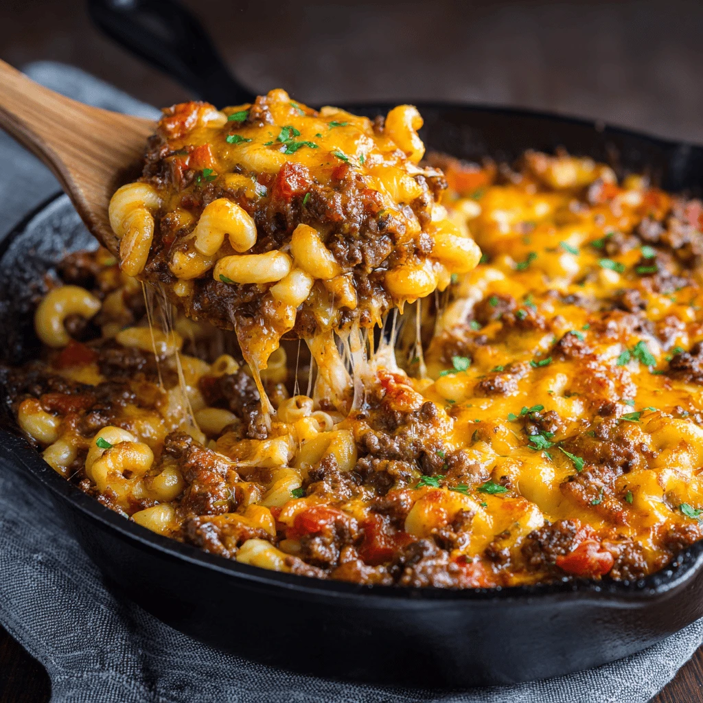 Easy Recipe Cheesy Beef Casserole