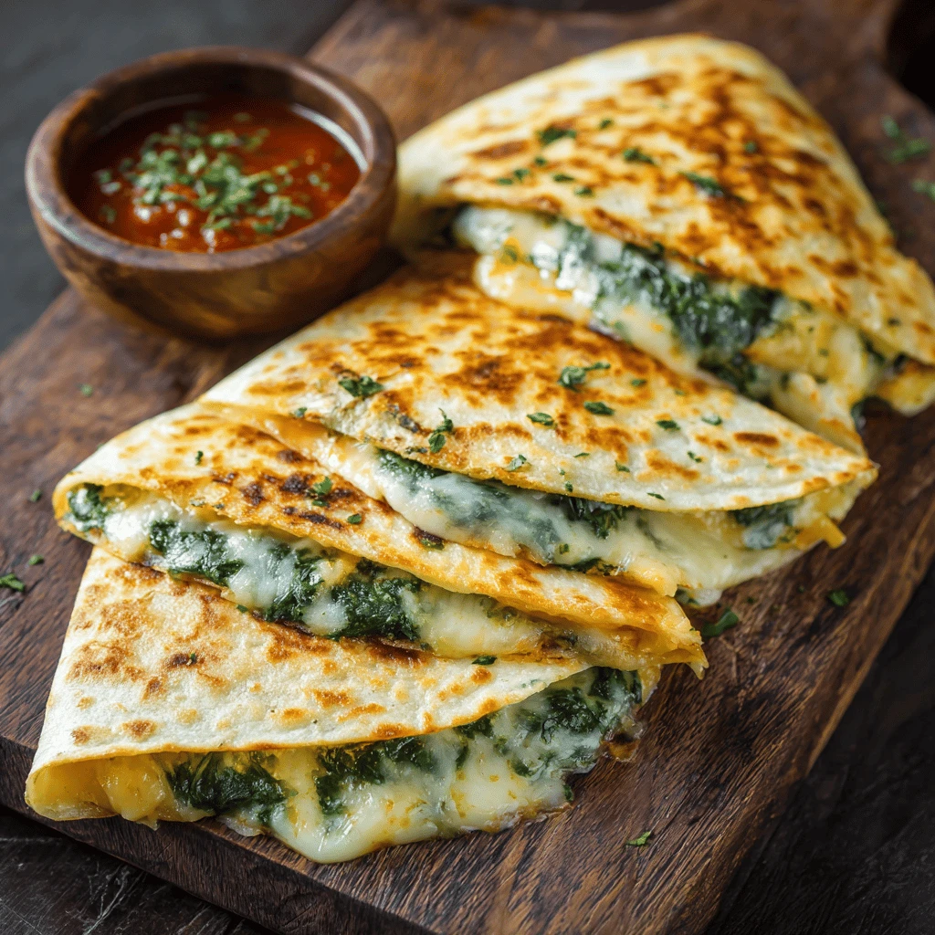 Spinach and Cheese Quesadillas: A Delicious and Easy Recipe