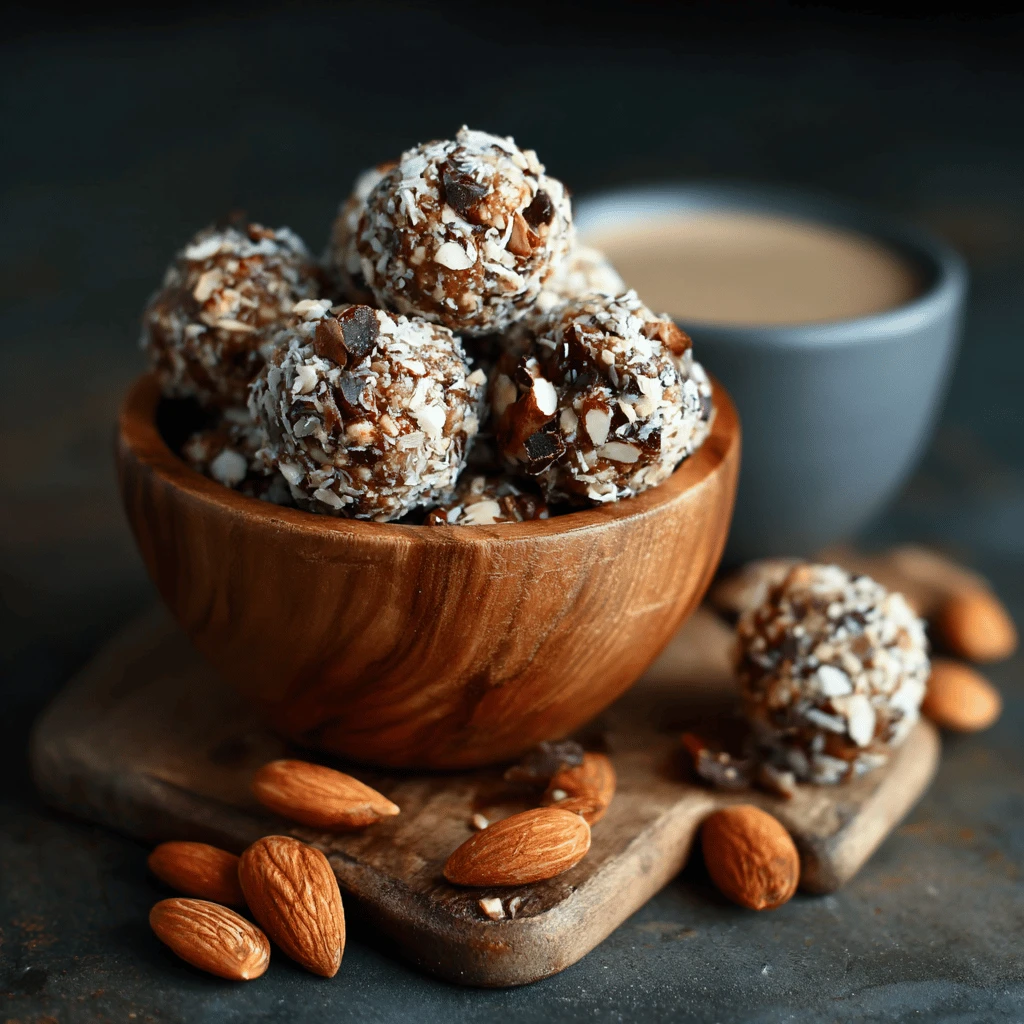 Almond Joy Energy Balls: Healthy Snacks