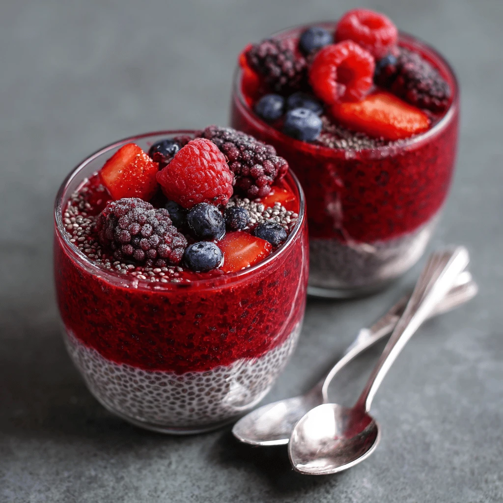 Berry Chia Pudding Snack: A Healthy and Delicious Treat