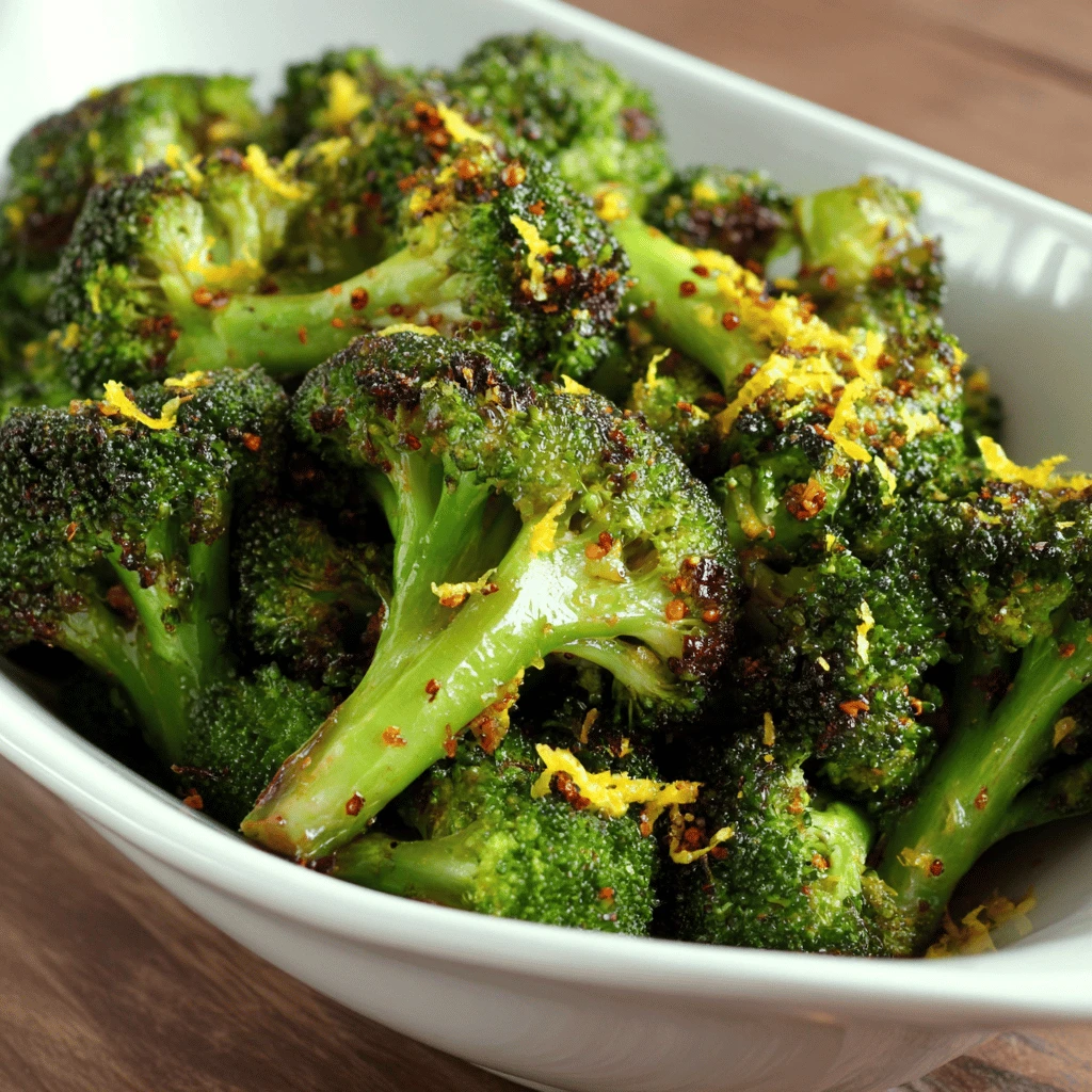 Roasted Broccoli with Lemon Zest