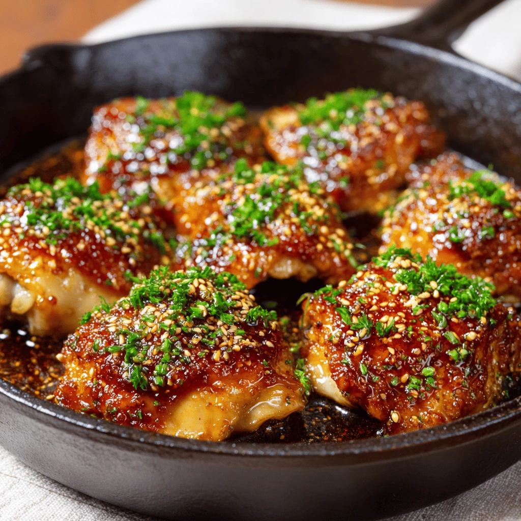 Honey Garlic Chicken Thighs: Easy Dinner