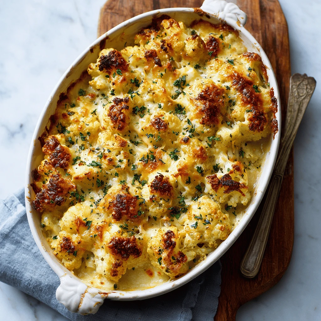 Cheesy Cauliflower Gratin: The Perfect Thanksgiving Dish