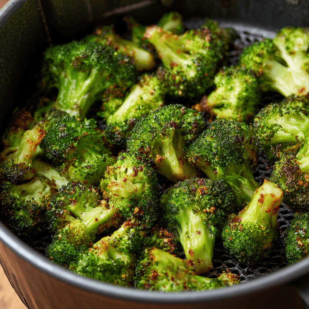 Crispy Air Fryer Broccoli Florets