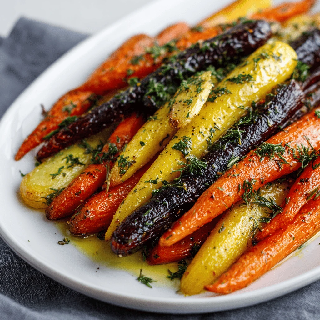 Herb Roasted Carrots for Thanksgiving: A Colorful and Flavorful Side Dish