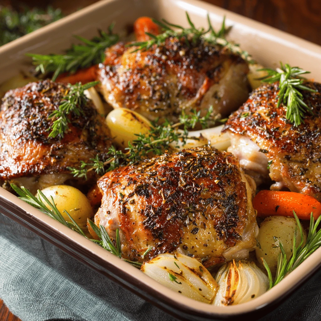 Herb Roasted Turkey Thighs Thanksgiving Recipes