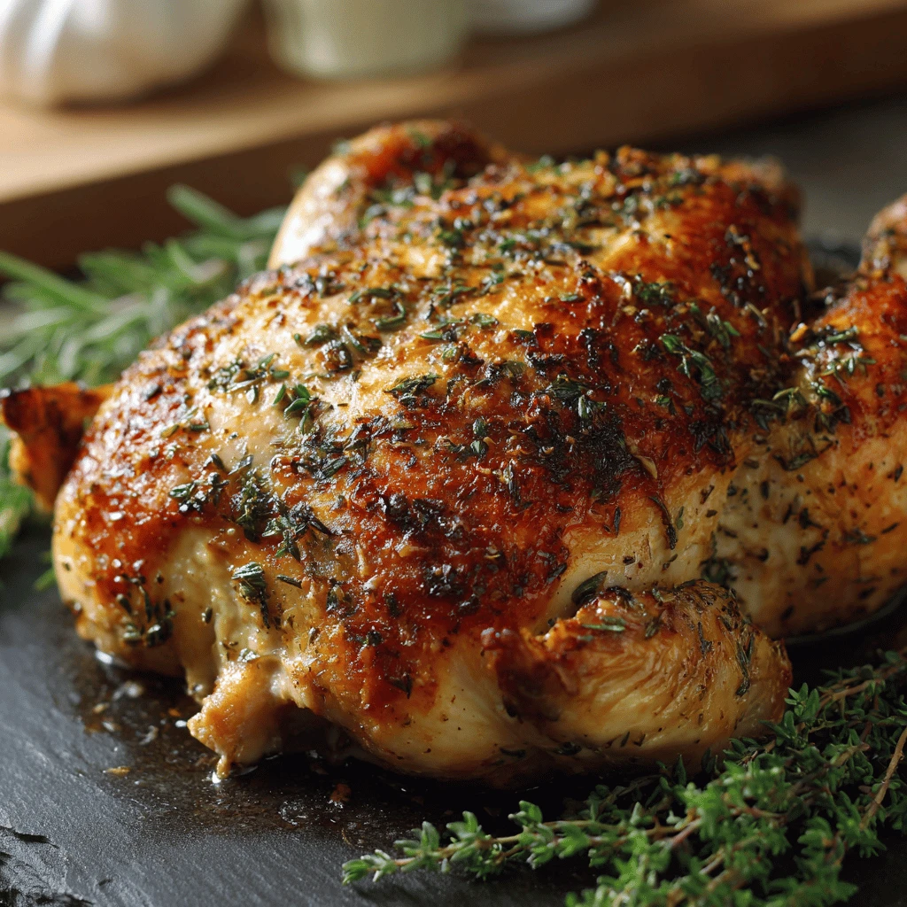 Garlic and Herb Roasted Chicken