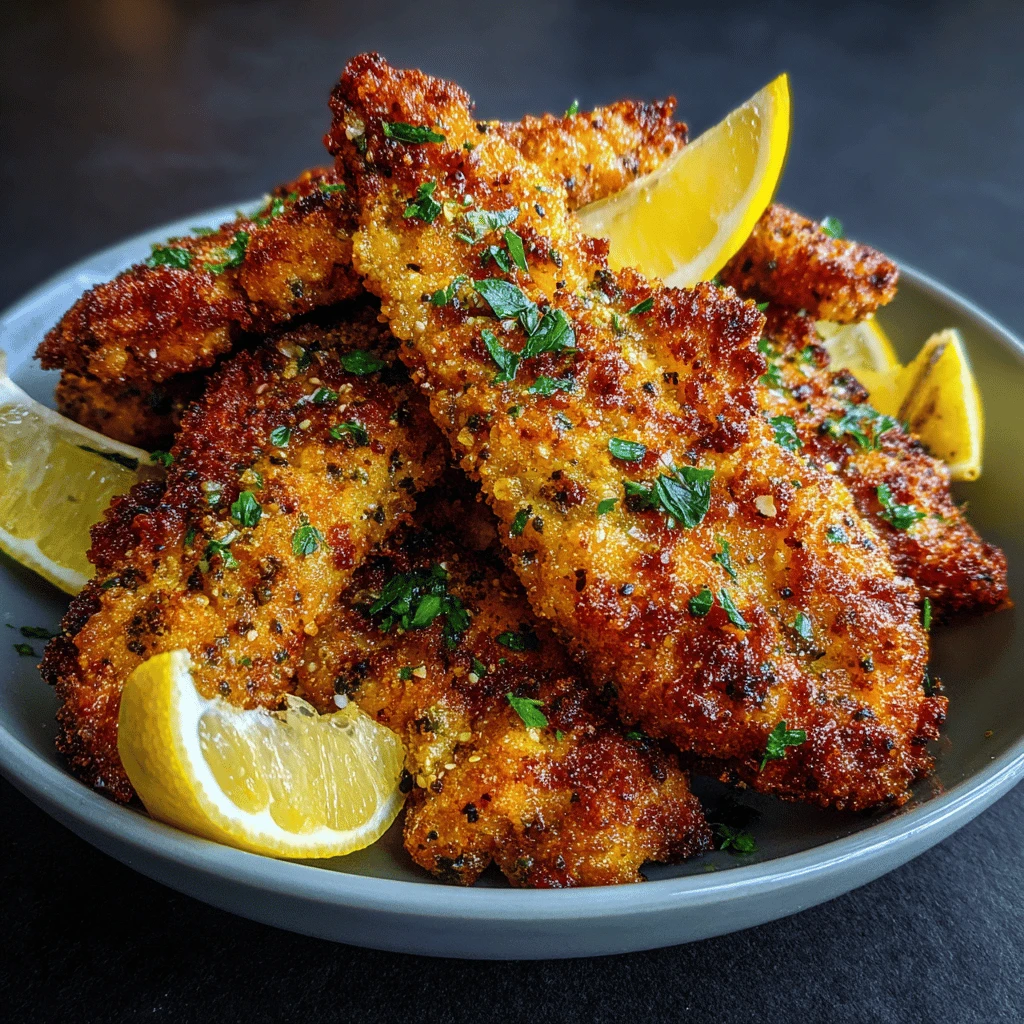 Lemon Pepper Chicken Tenders: A Crispy, Zesty Delight