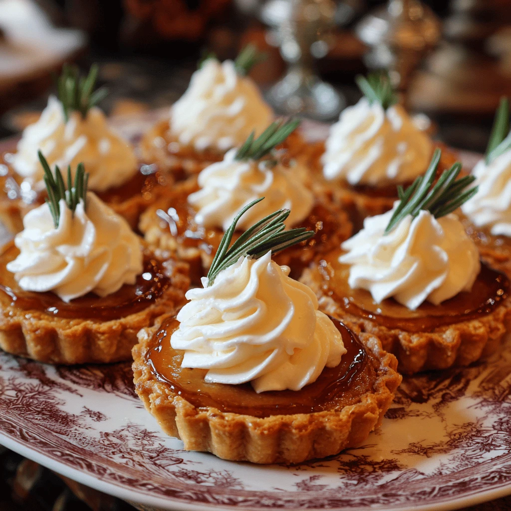 Pumpkin Tartlets for Thanksgiving: A Bite-Sized Delight