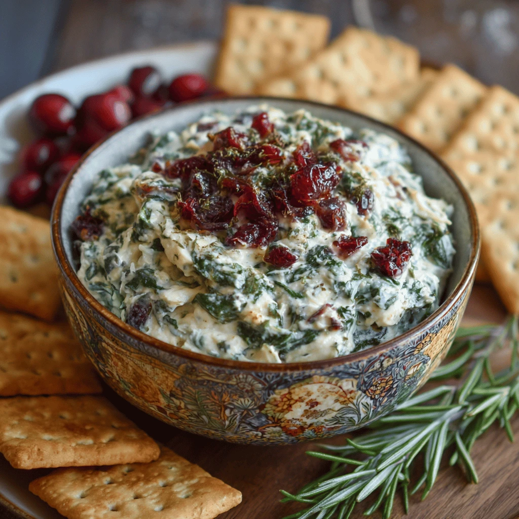 Cranberry Spinach Dip for Thanksgiving: A Festive Fall Appetizer