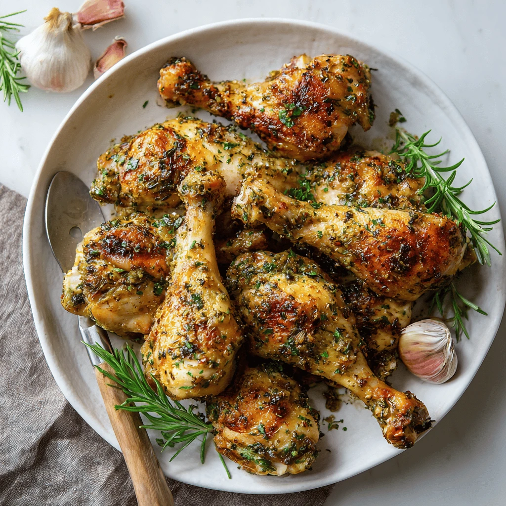 Garlic Herb Chicken Drumsticks: A Flavorful and Easy Recipe