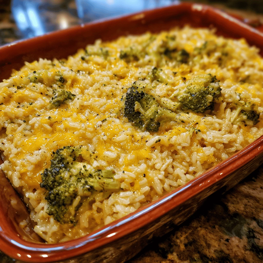 Cheesy Broccoli Rice Casserole: The Ultimate Comfort Food Recipe