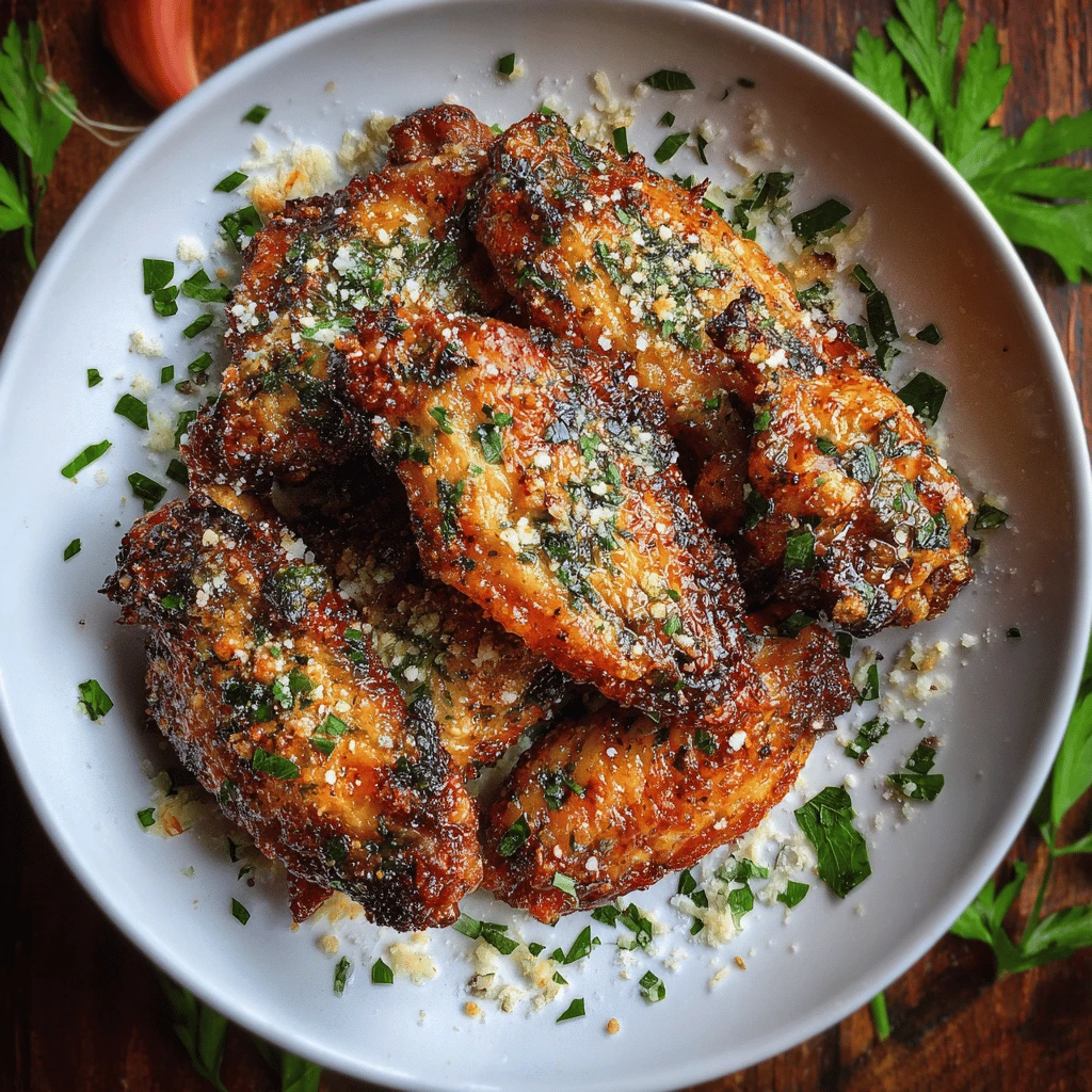 Garlic Parmesan Chicken Wings: Crispy, Flavorful Perfection