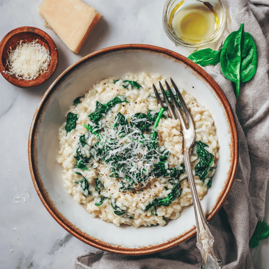 Spinach and Parmesan Risotto: A Creamy, Dreamy Delight