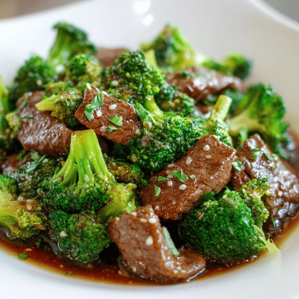 Easy Recipe Beef and Broccoli