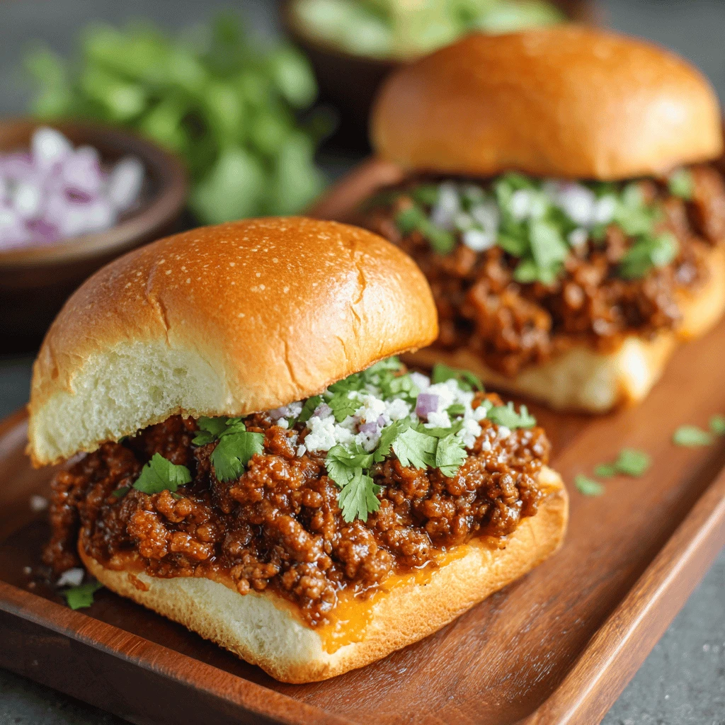 Easy Beef Sloppy Joes