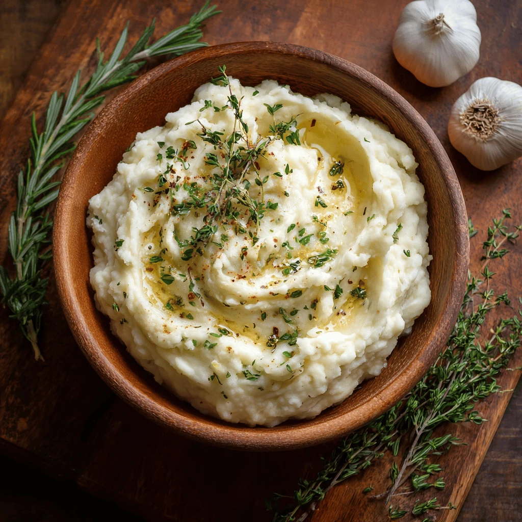 Herb and Garlic Mashed Potatoes: A Thanksgiving Special
