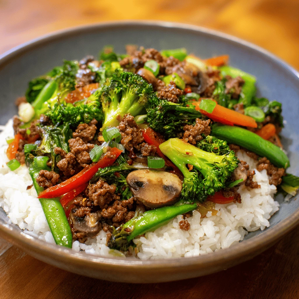 Quick Ground Beef Stir-Fry: A Weeknight Winner