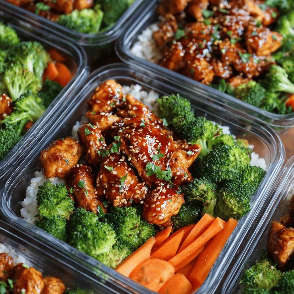 Honey Garlic Chicken Meal Prep Bowls: Delicious, Healthy, and Ready to Go!