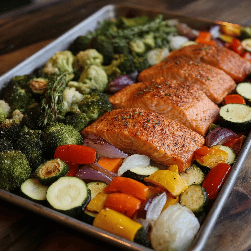 Salmon and Veggie Sheet Pan Meal Prep: A Healthy and Convenient Solution