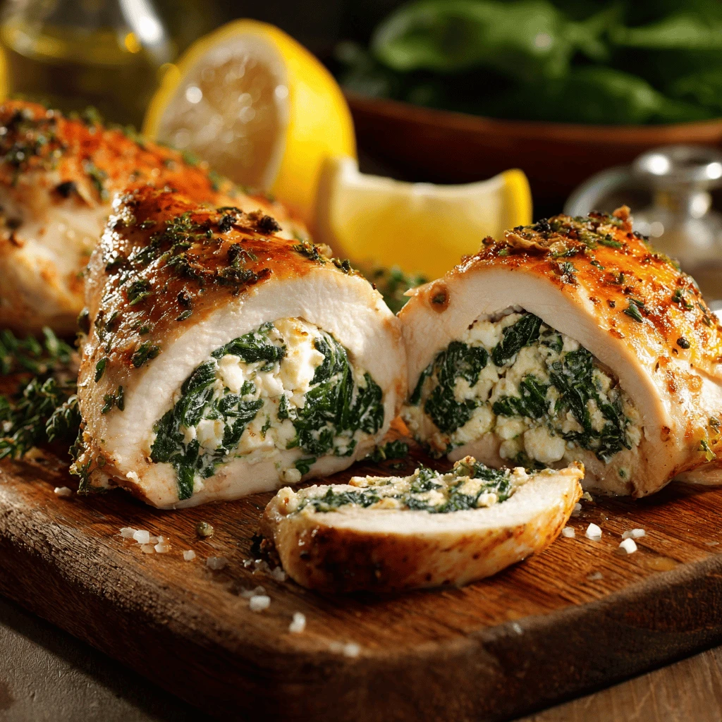 Spinach and Feta Stuffed Chicken Breast: A Delicious and Healthy Recipe
