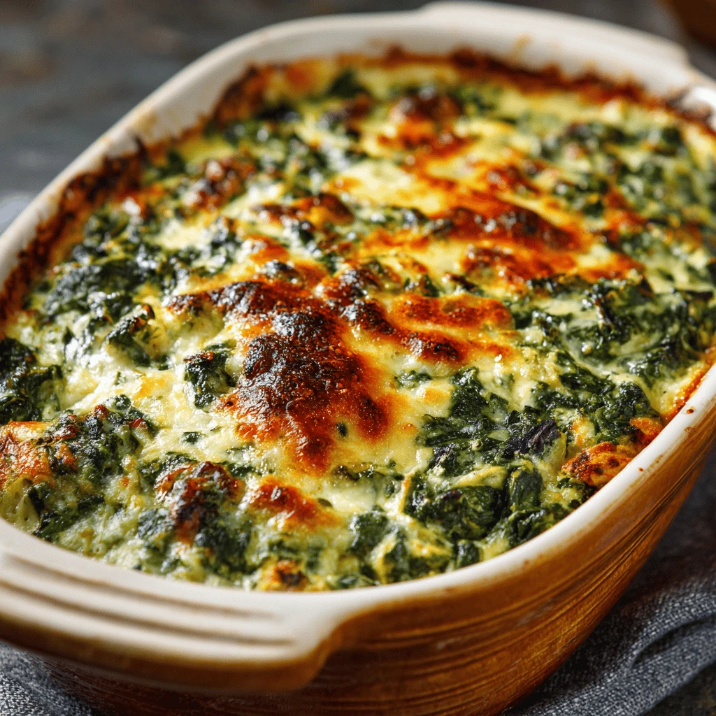Cheesy Spinach Casserole: The Perfect Thanksgiving Dish