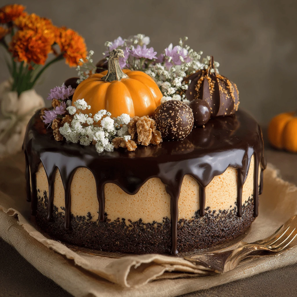Pumpkin Chocolate Truffle Cake: The Ultimate Thanksgiving Dessert