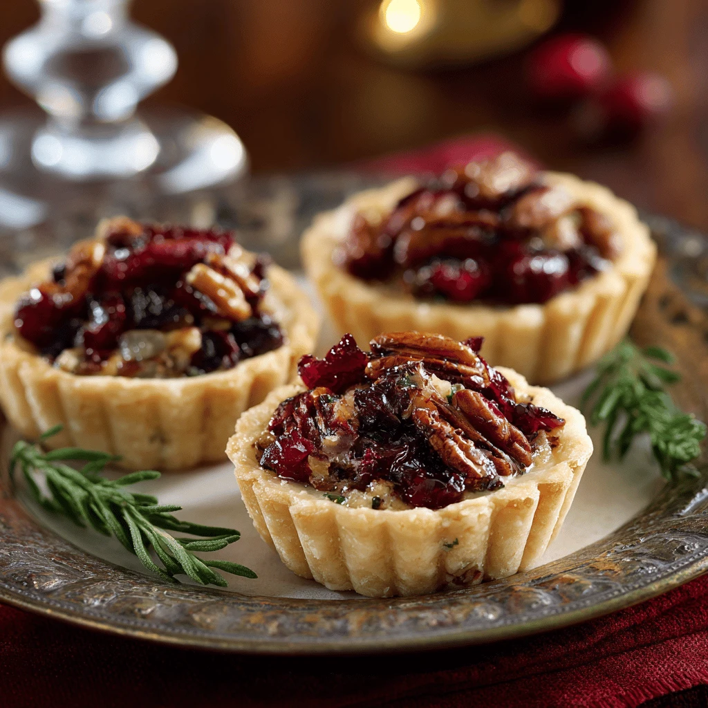Cranberry Pecan Tartlets: Thanksgiving Appetizers That Wow