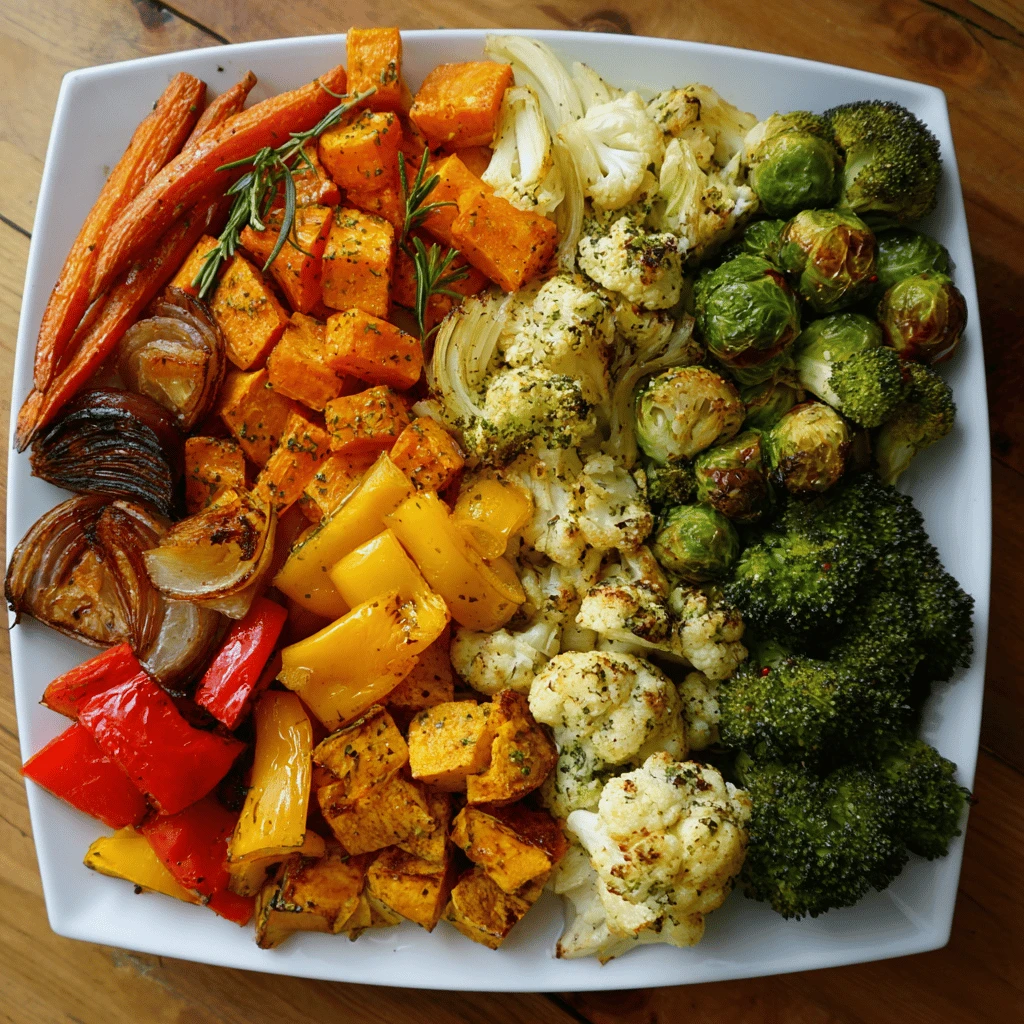 Roasted Vegetable Platter for Thanksgiving: A Colorful & Delicious Celebration