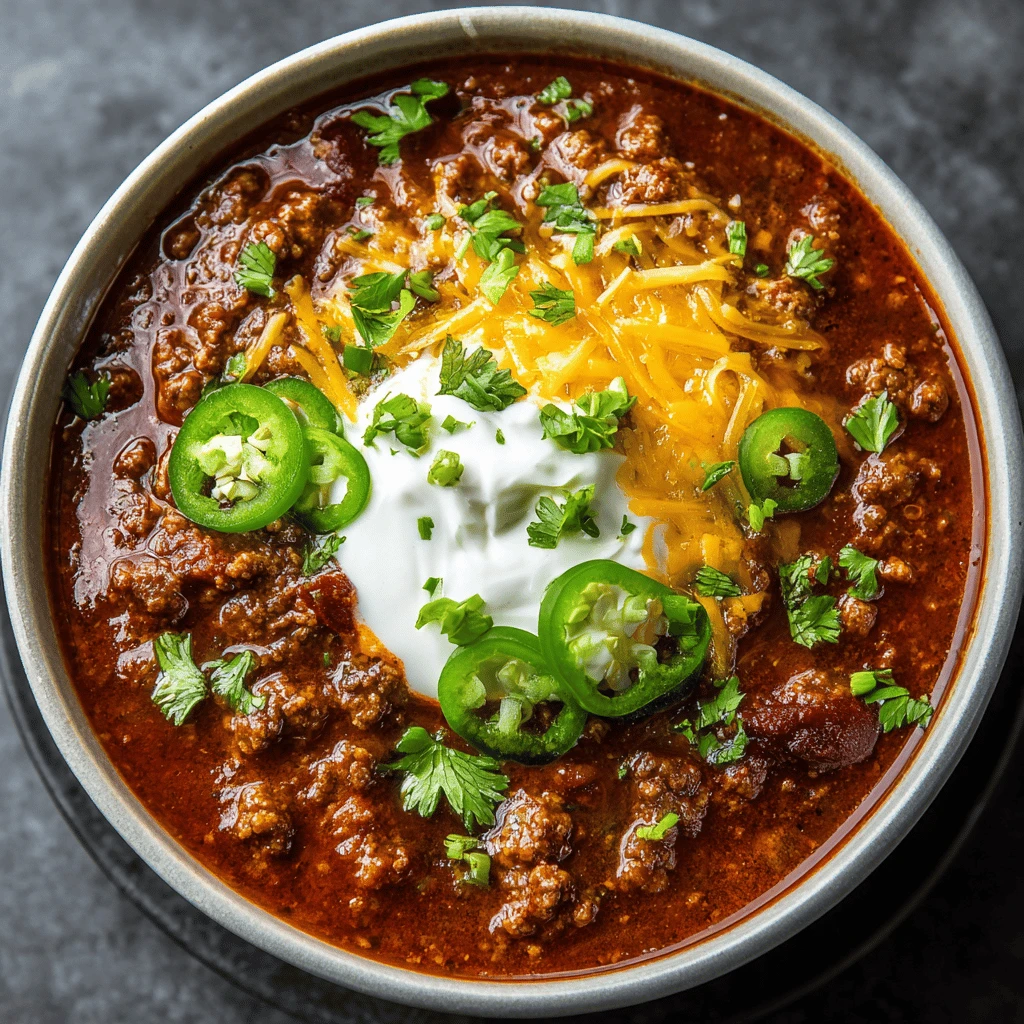 Spicy Ground Beef Chili: A Hearty, Flavorful Comfort Food