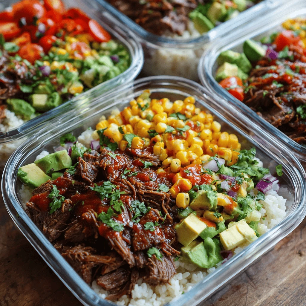 BBQ Beef Meal Prep Bowls