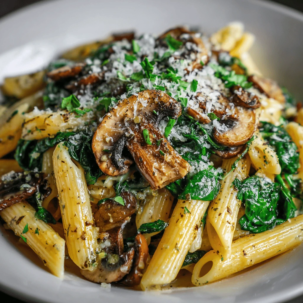 Spinach and Mushroom Pasta: A Delicious and Nutritious Delight