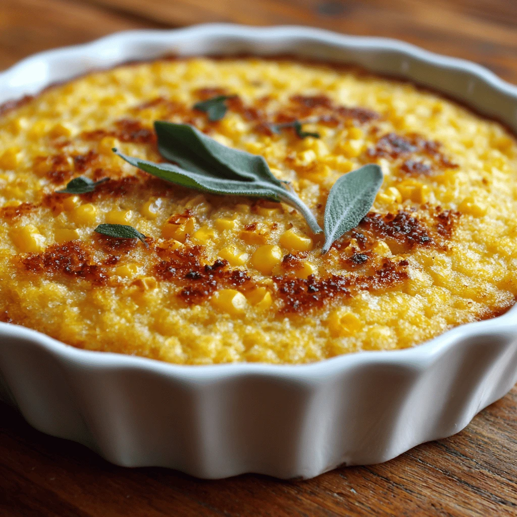 Sweet Corn Pudding for Thanksgiving: A Creamy, Comforting Classic