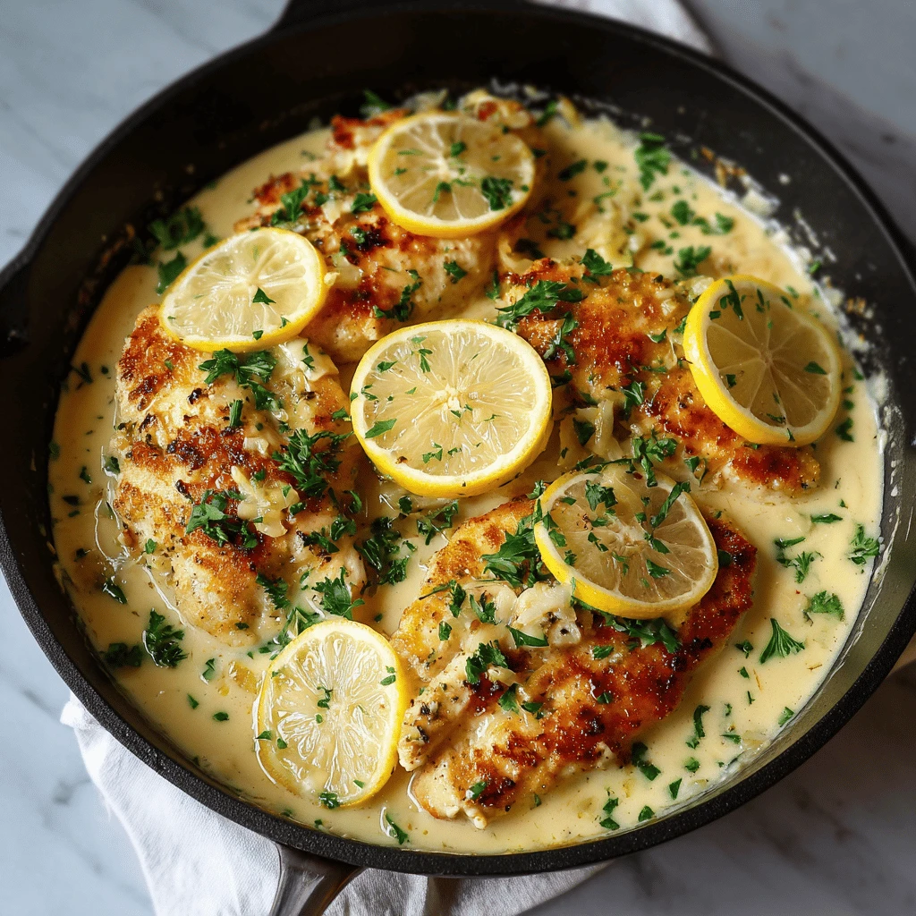 Creamy Lemon Chicken: An Easy Dinner Recipe