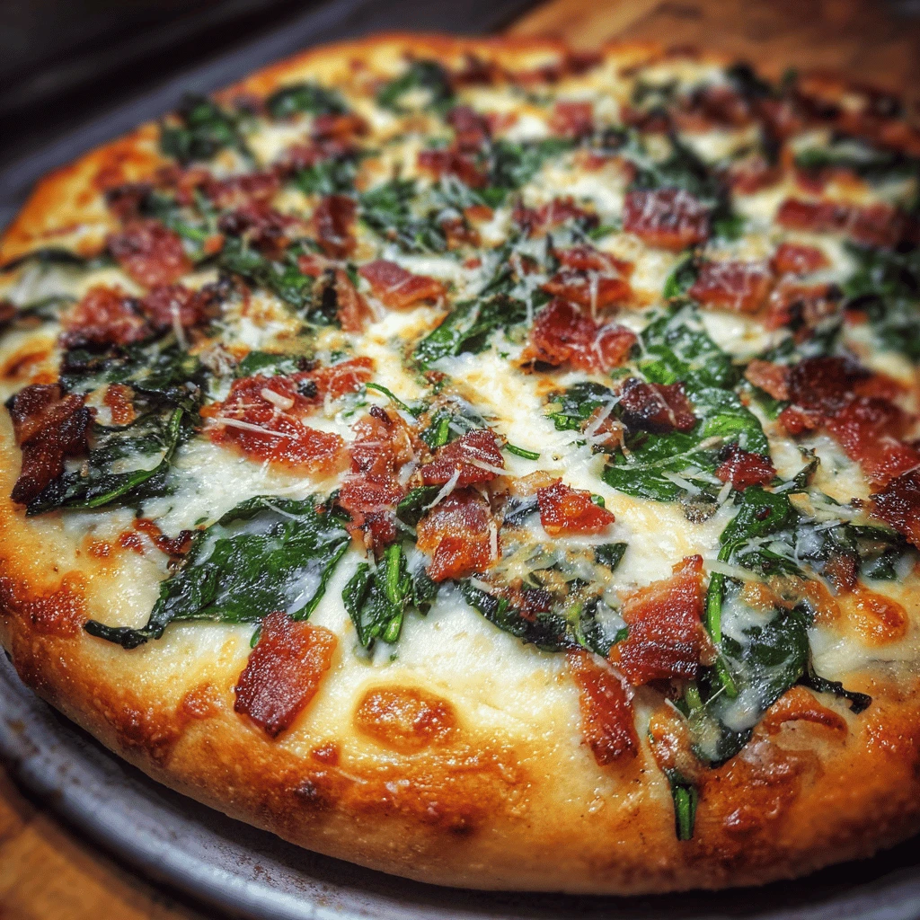 Spinach and Bacon Pizza: A Delicious Guide to Making It at Home