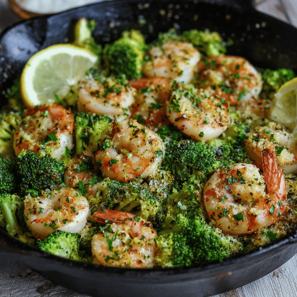 Garlic Butter Broccoli and Shrimp: A Flavorful One-Pan Delight