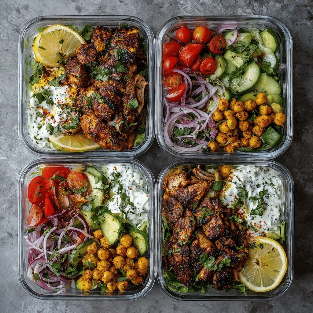 Chicken Shawarma Meal Prep Ideas
