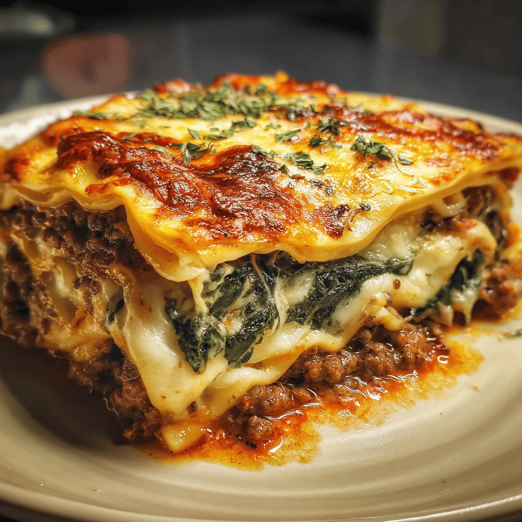 Beef and Spinach Lasagna: A Delicious and Nutritious Twist on a Classic