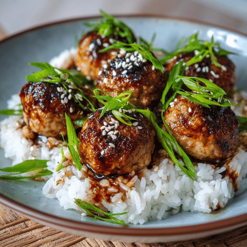 Easy Recipe Teriyaki Chicken Meatballs