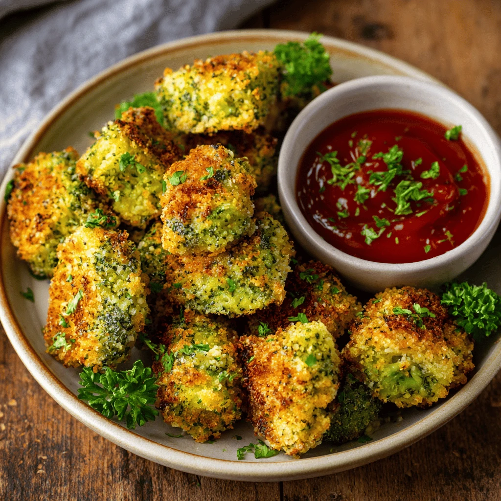 Crispy Baked Broccoli Nuggets: A Healthy & Delicious Snack