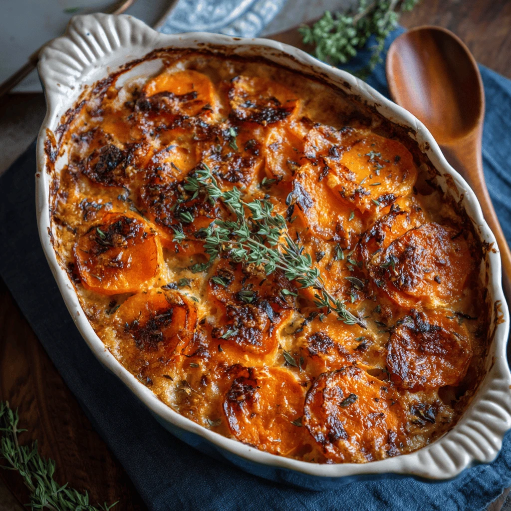 Sweet Potato Au Gratin: The Perfect Thanksgiving Side