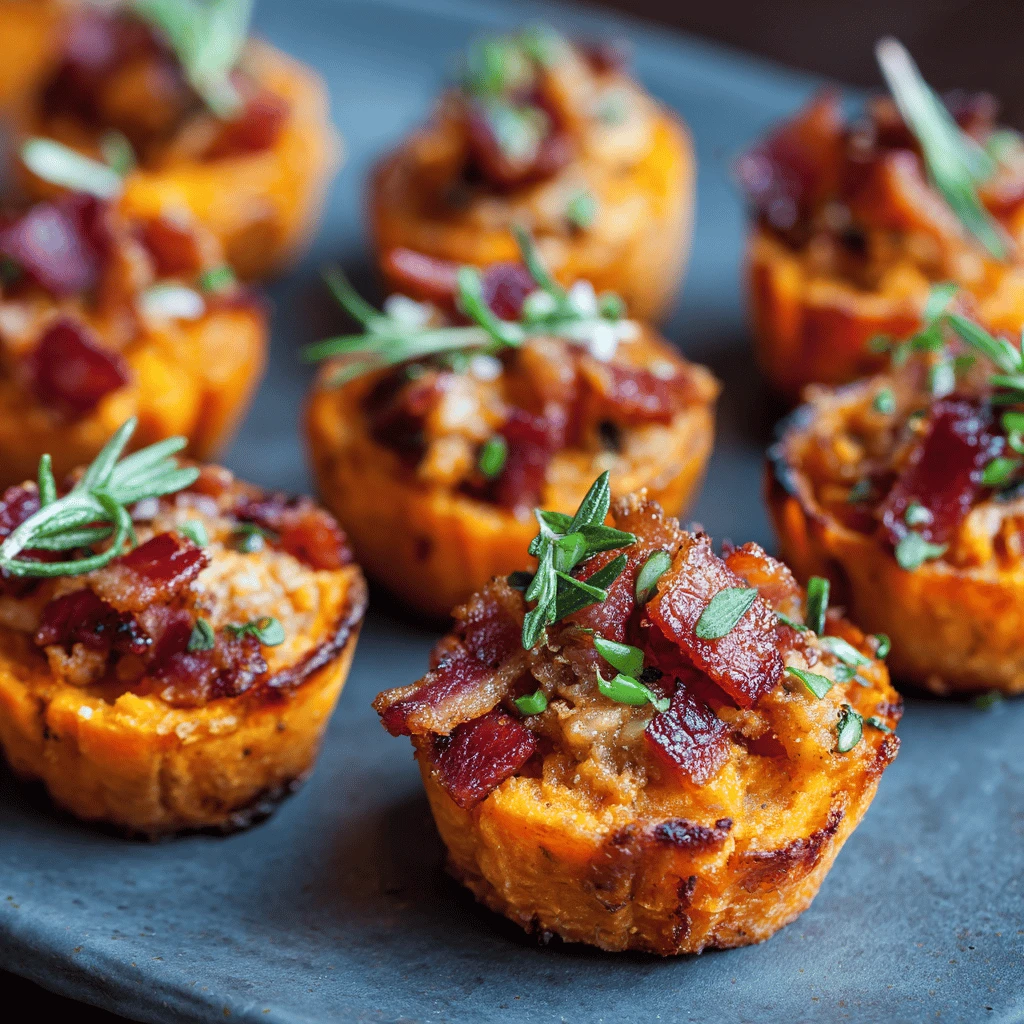 Sweet Potato and Bacon Bites: Perfect Thanksgiving Appetizers