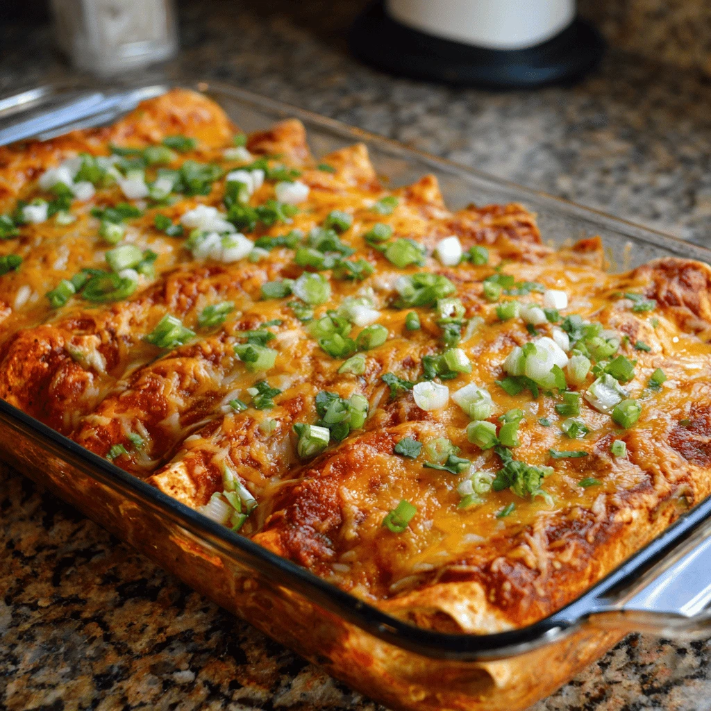 Cheesy Chicken Enchiladas: A Delicious and Easy Recipe