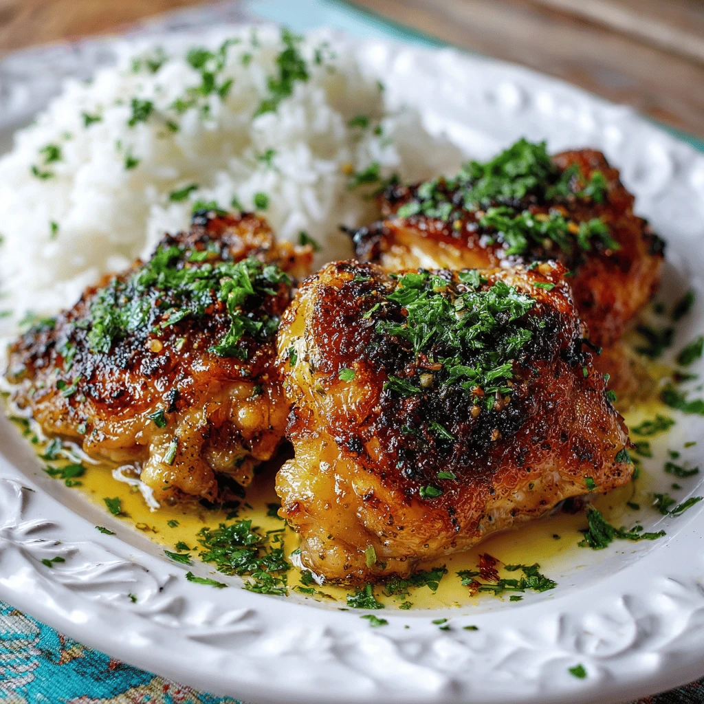 Easy Recipe Garlic Butter Chicken Thighs