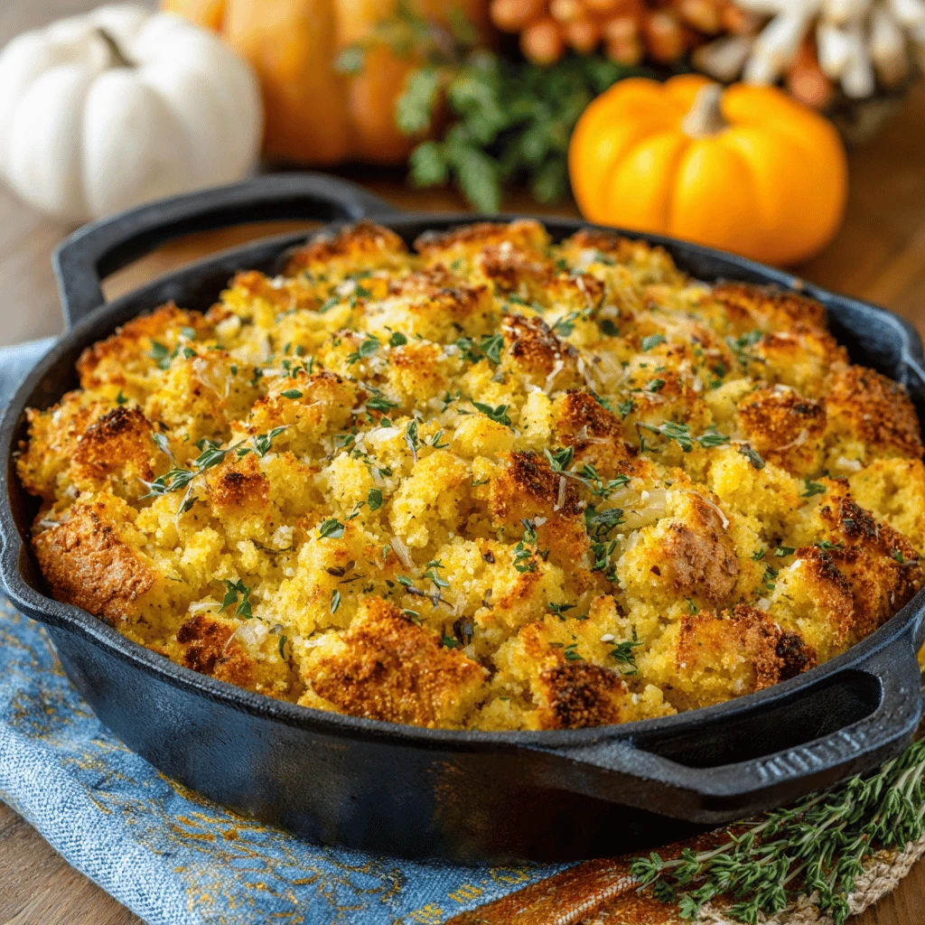 Cheesy Cornbread Stuffing for Thanksgiving: A Southern-Inspired Holiday Favorite