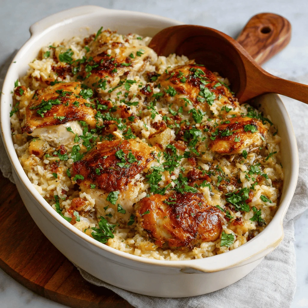 Slow Cooker Chicken and Rice Casserole
