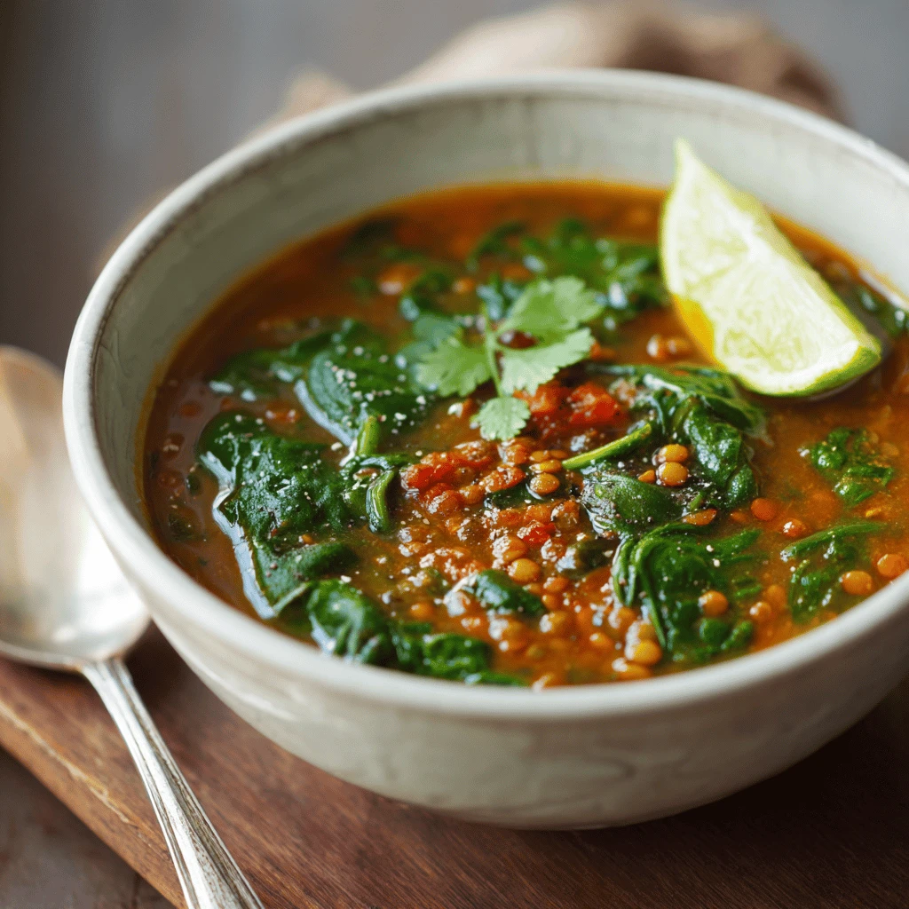 Spinach and Lentil Soup: A Hearty and Healthy Delight