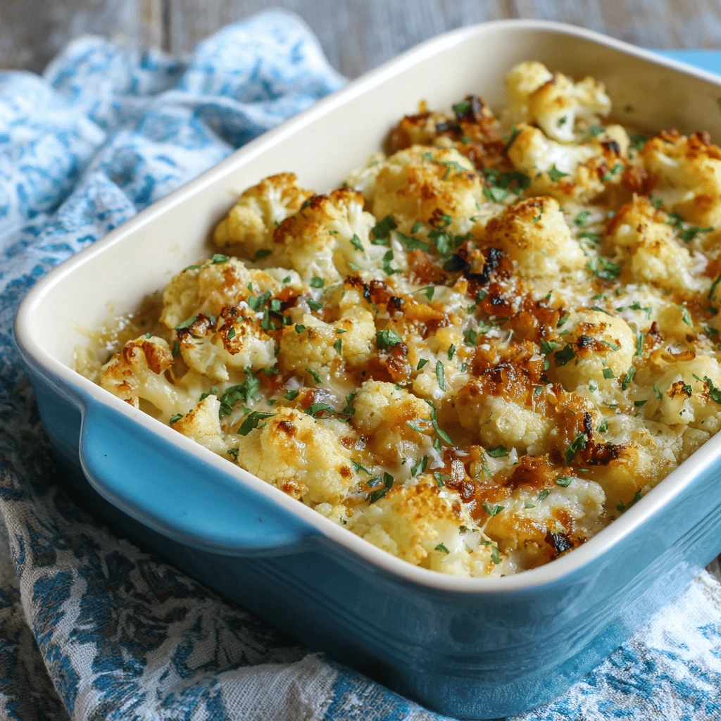 Cheesy Cauliflower Bake: The Perfect Thanksgiving Dish